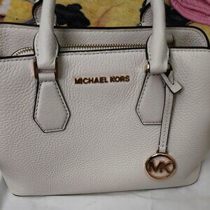 Camille Small Pebbled Leather Satchel